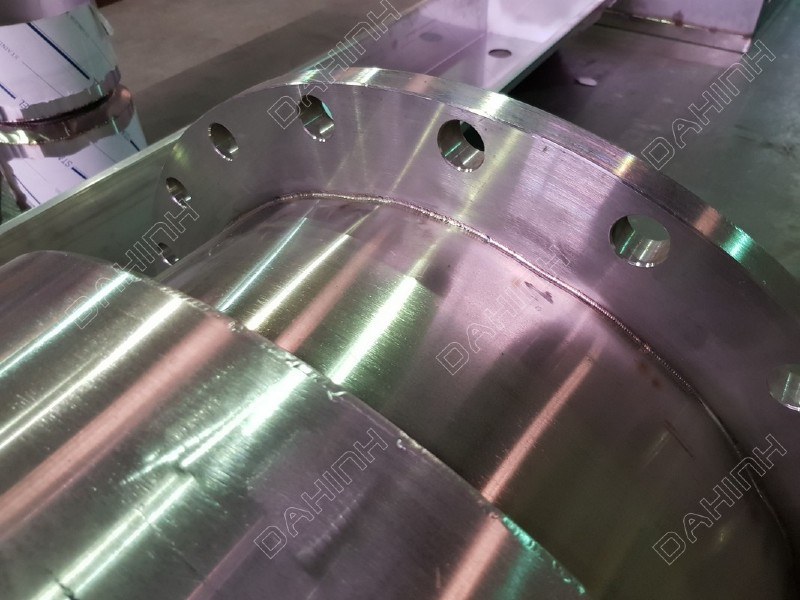 Gia công inox chi tiết bình giảm áp theo yêu cầu tại hà nội