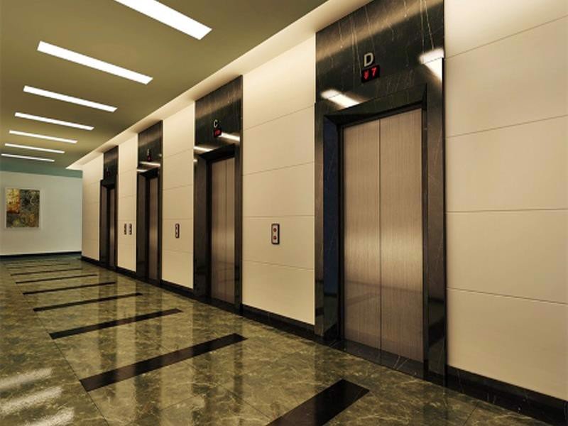 Sản xuất và trang trí thang máy bằng inox màu phủ Nano