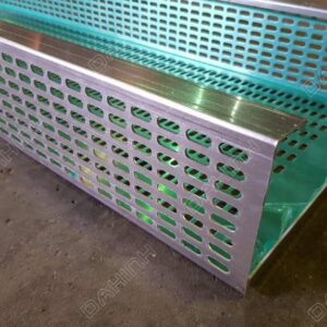Gia công đột lỗ oval nhôm tấm 2mm
